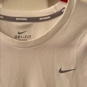 Nike Dri-FIT Gray and White Men's Tee